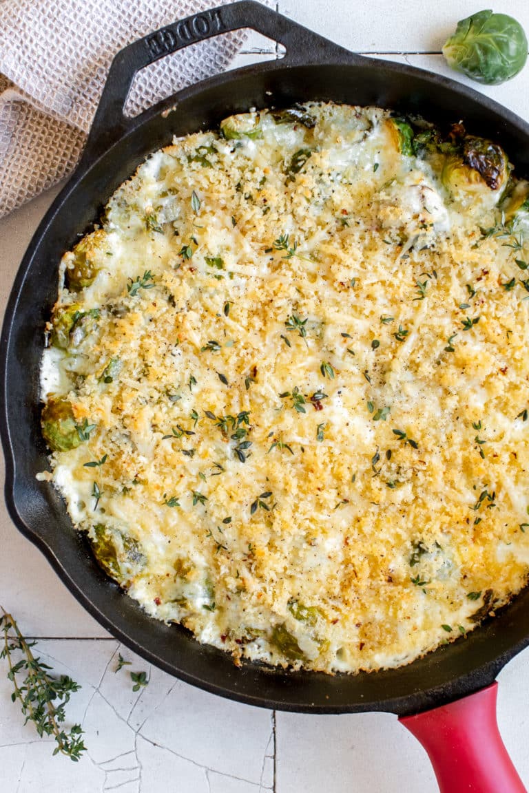 Brussel Sprouts au Gratin • Kroll's Korner