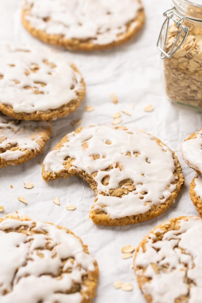 Iced Oatmeal Cookies • Kroll's Korner