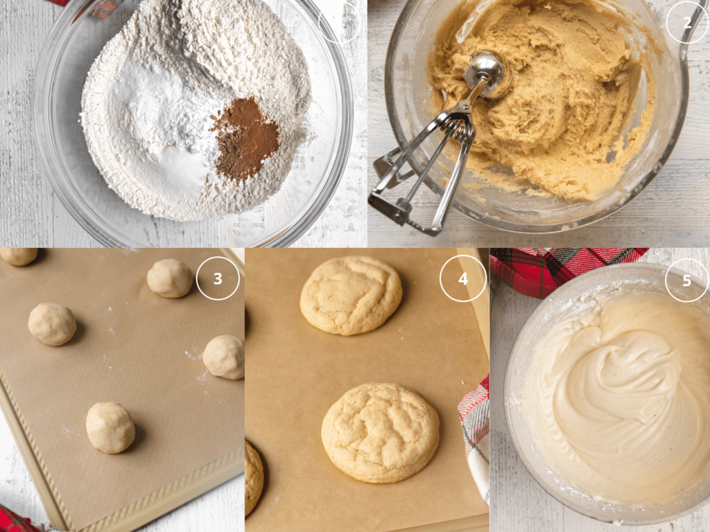 step by step photos making cookies