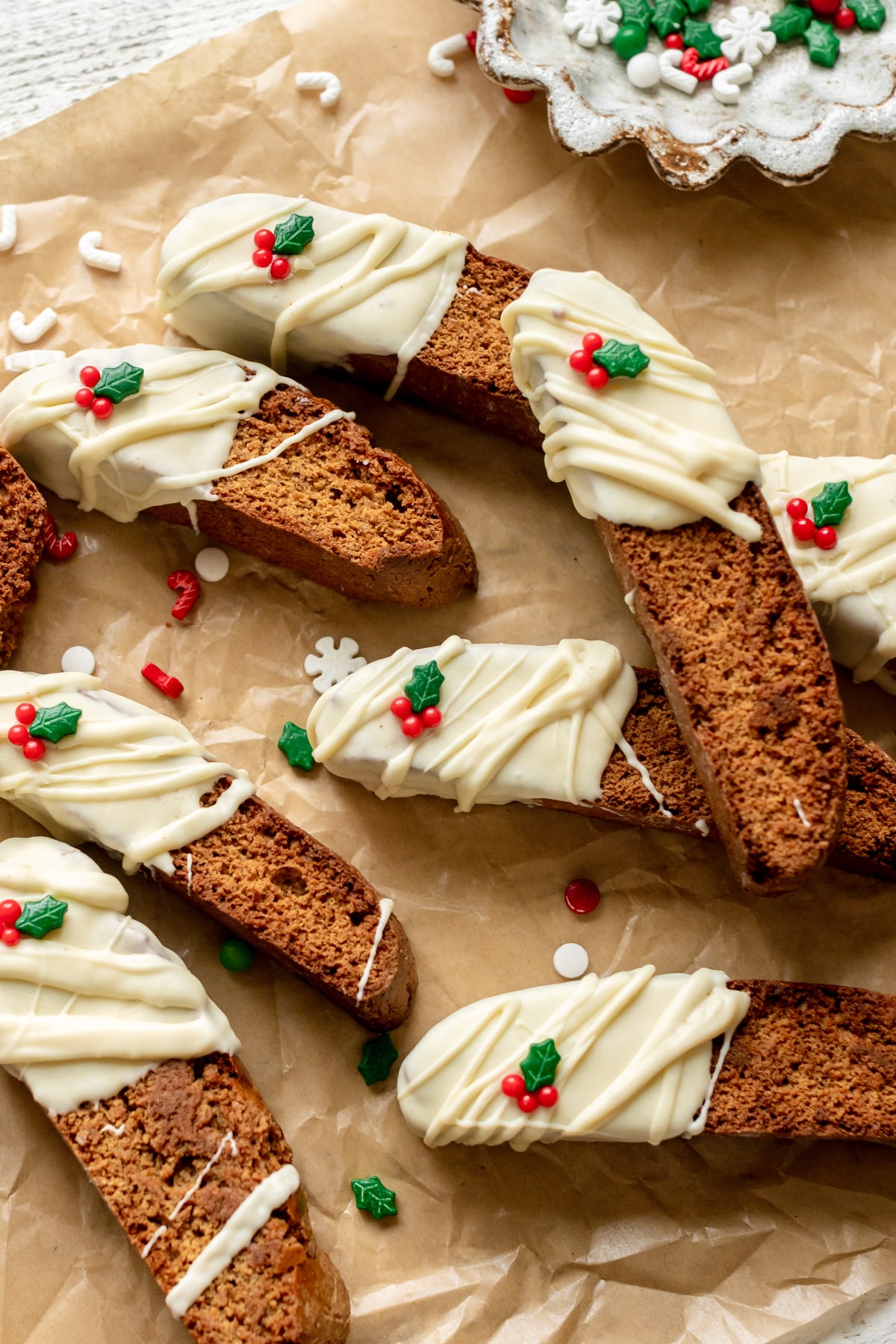 Gingerbread Biscotti - Great for Christmas Gifts!