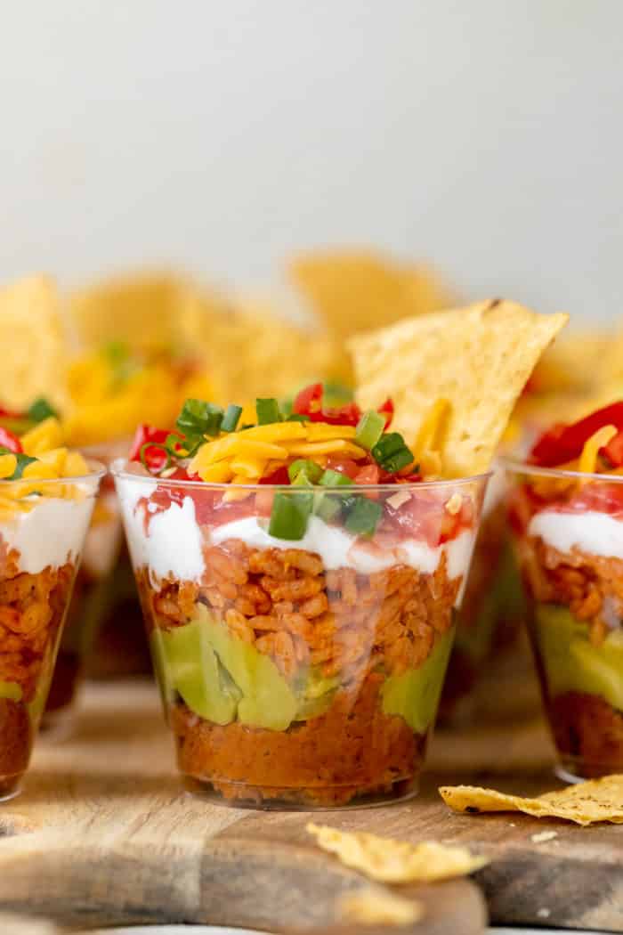 Seven Layer Bean Dip Individual Cups Kroll S Korner   Sevenlayerdip 10 1885 700x1050 