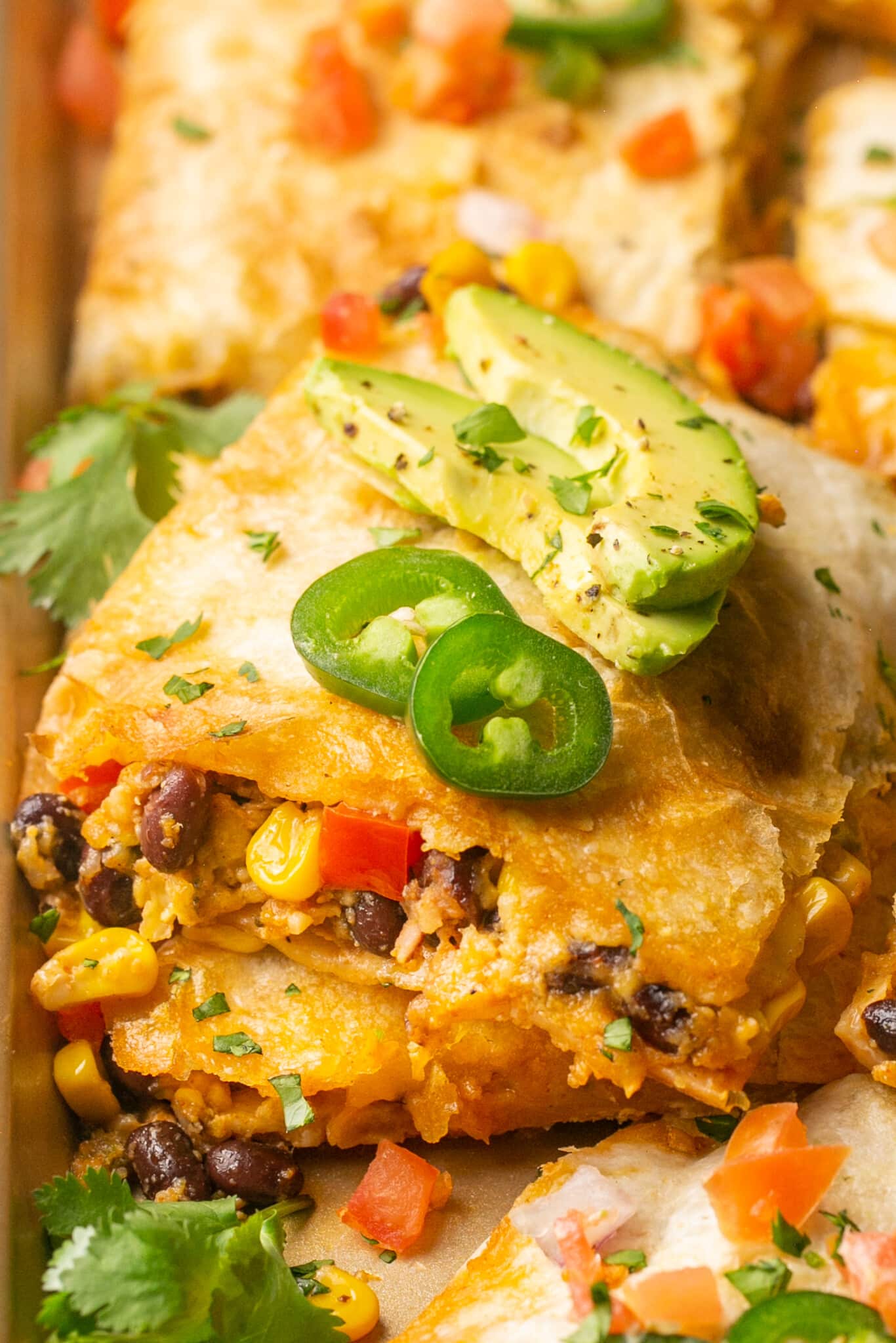 Sheet Pan Quesadilla with Jalapeño Ranch