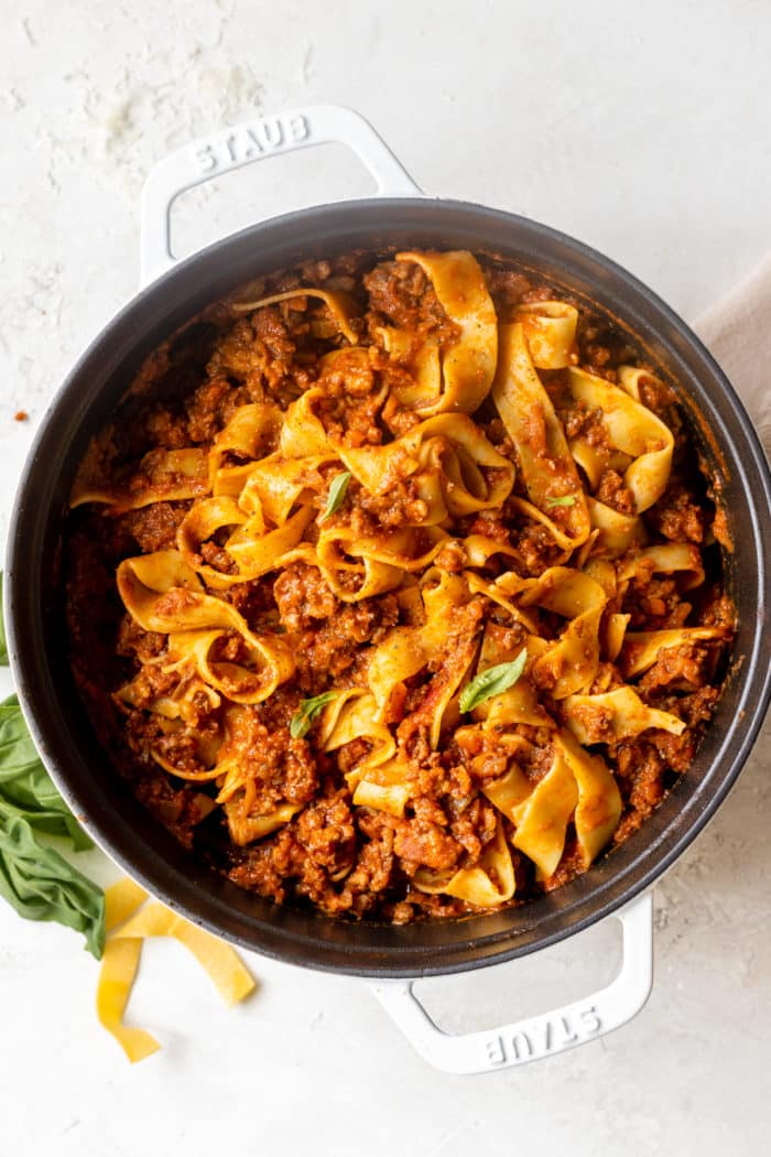 Pappardelle Bolognese • Kroll's Korner