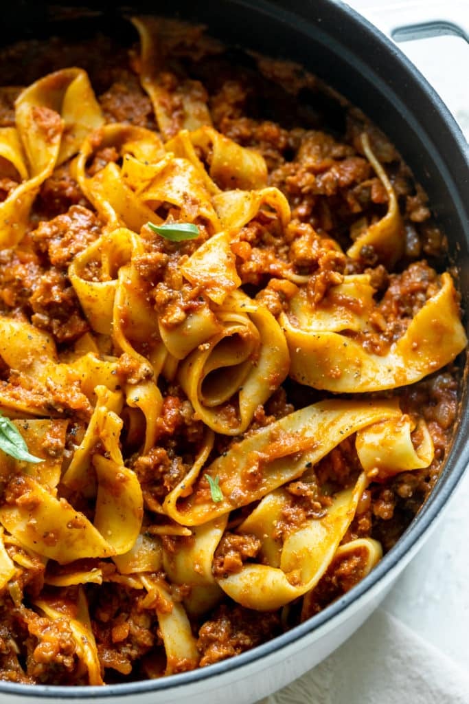 Pappardelle Bolognese • Kroll's Korner