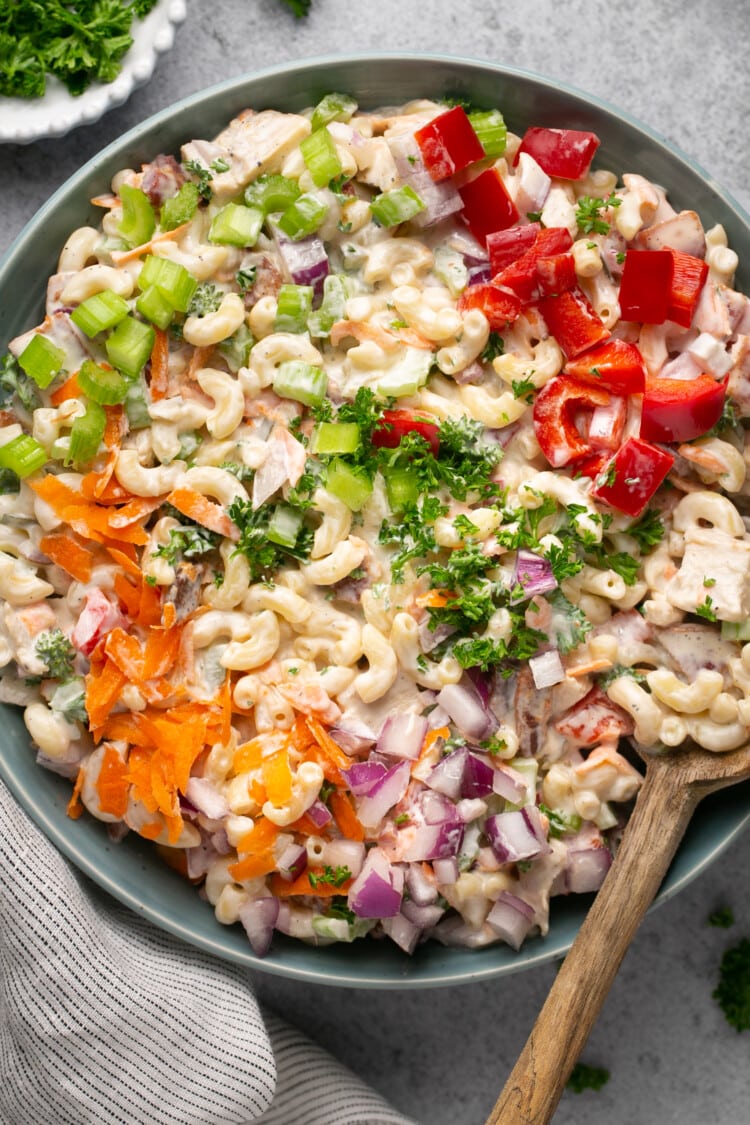 Chicken Macaroni Salad • Kroll's Korner