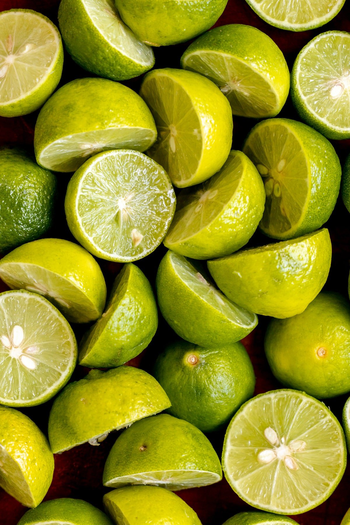 a close up image of limes.