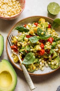 Avocado Corn Salad • Kroll's Korner