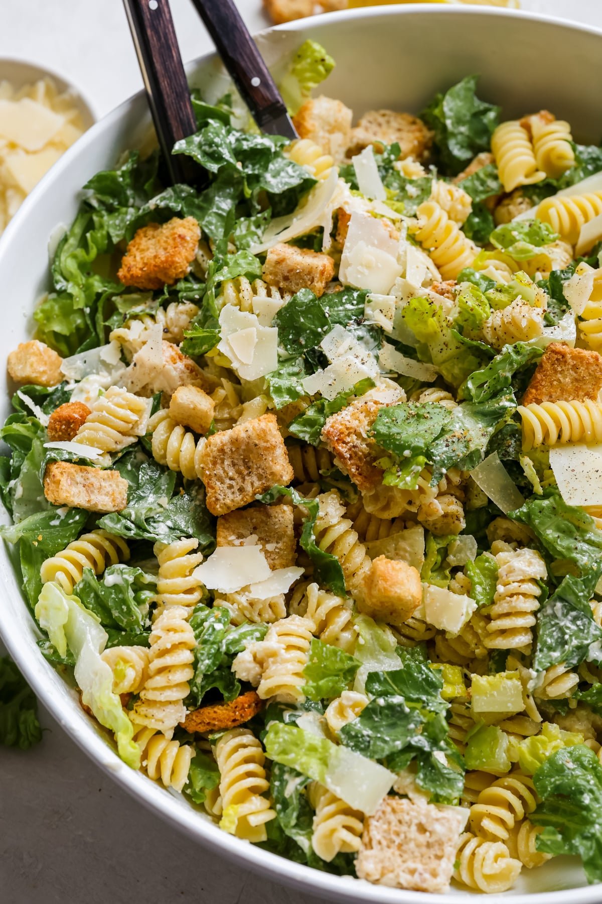 Chicken Caesar Pasta Salad Meal Prep