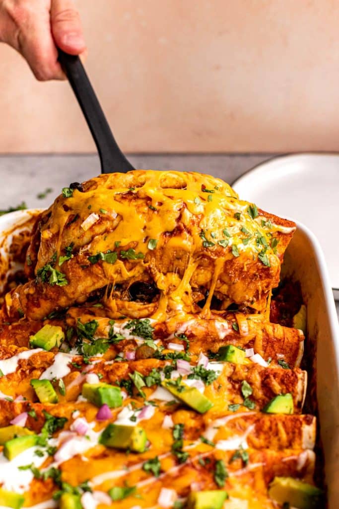 Ground Turkey Enchiladas with Black Beans Kroll's Korner