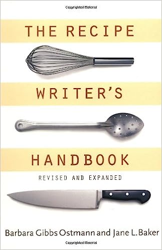 The Recipe Writer’s Handbook