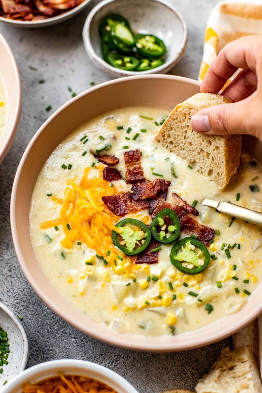 Jalapeno Corn Chowder • Kroll's Korner