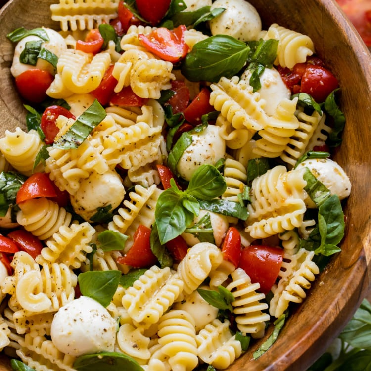 Caprese Pasta Salad • Kroll's Korner