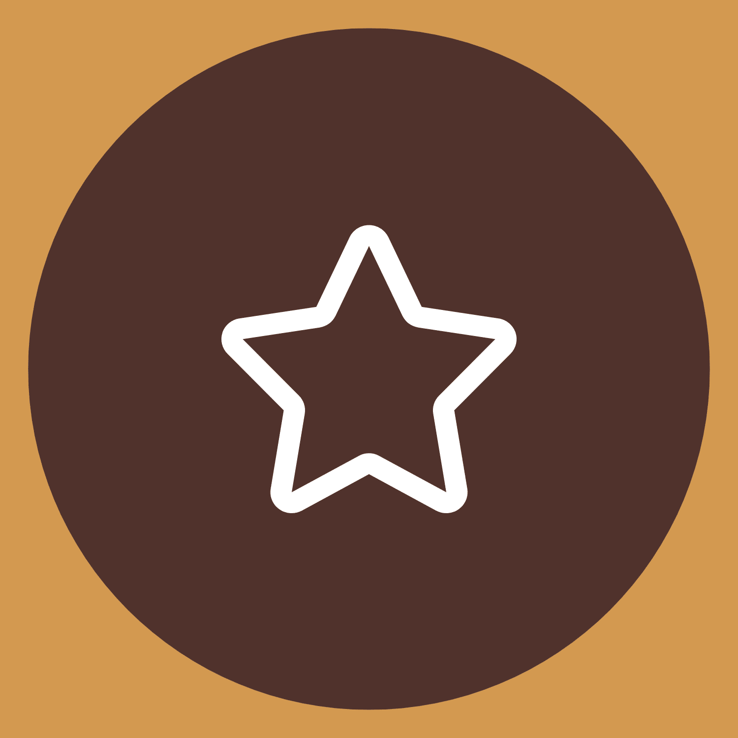 star icon in a circle