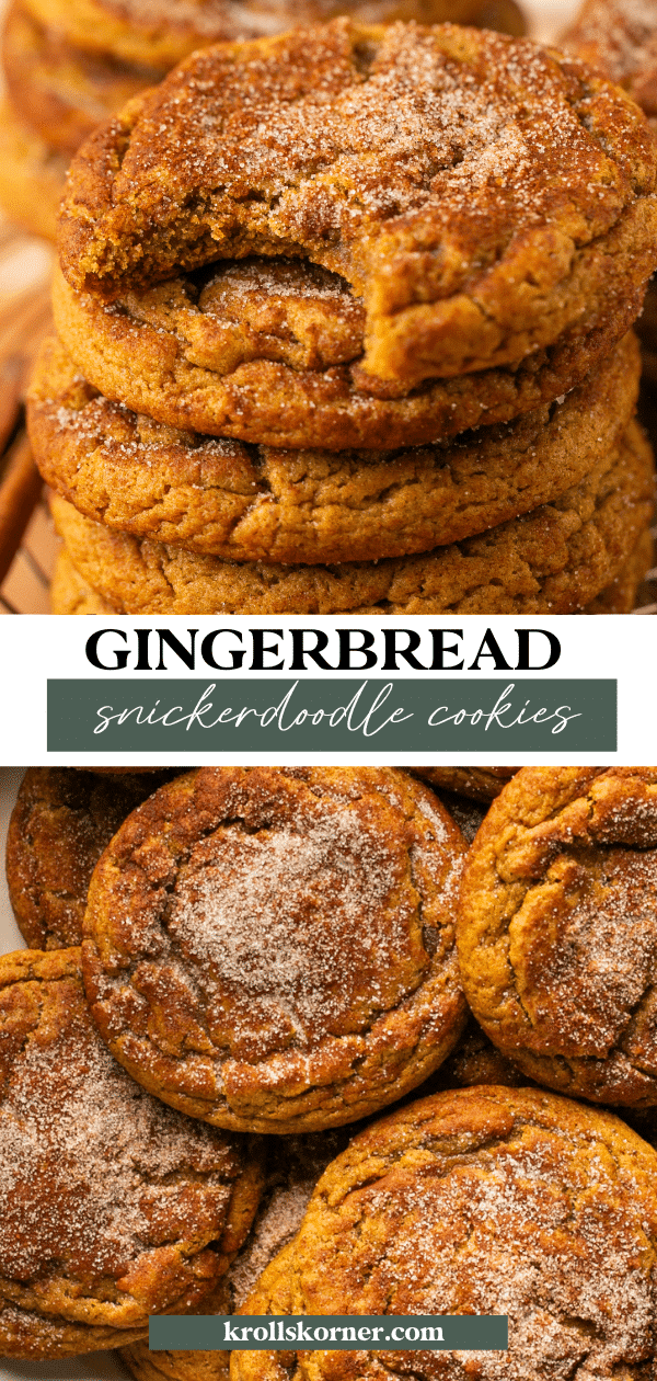 Gingerbread Snickerdoodles • Kroll's Korner