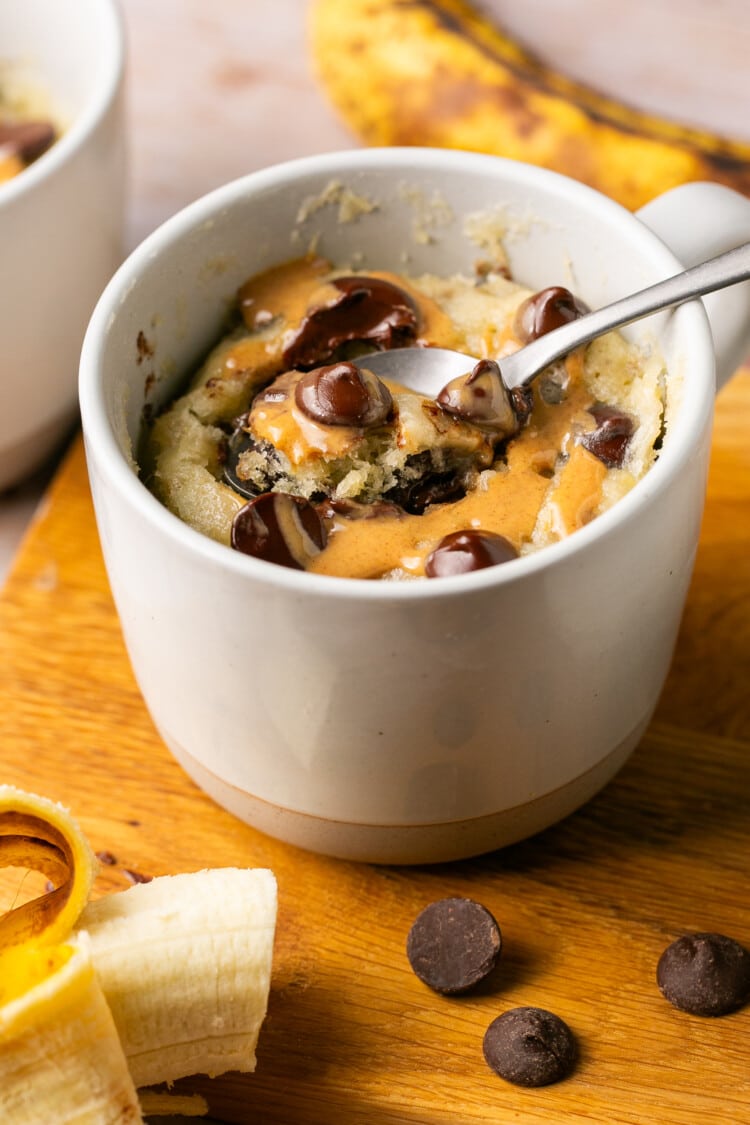 Banana Chocolate Chip Mug Cake Kroll s Korner
