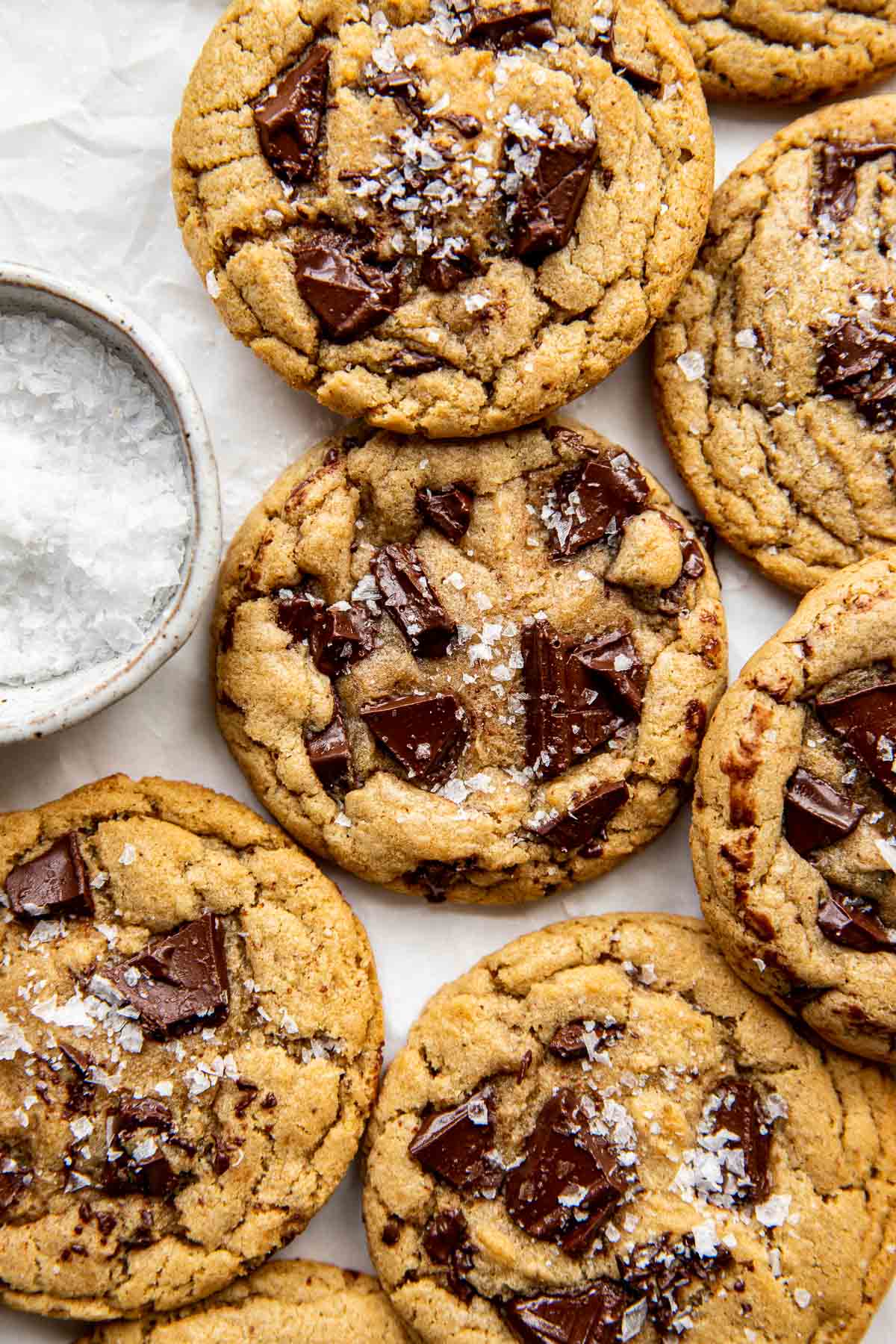 Browned Butter Chocolate Chunk Cookies