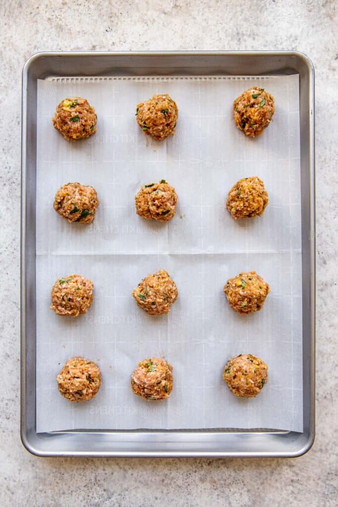 30 Minute Sriracha Ground Turkey Meatballs • Kroll's Korner