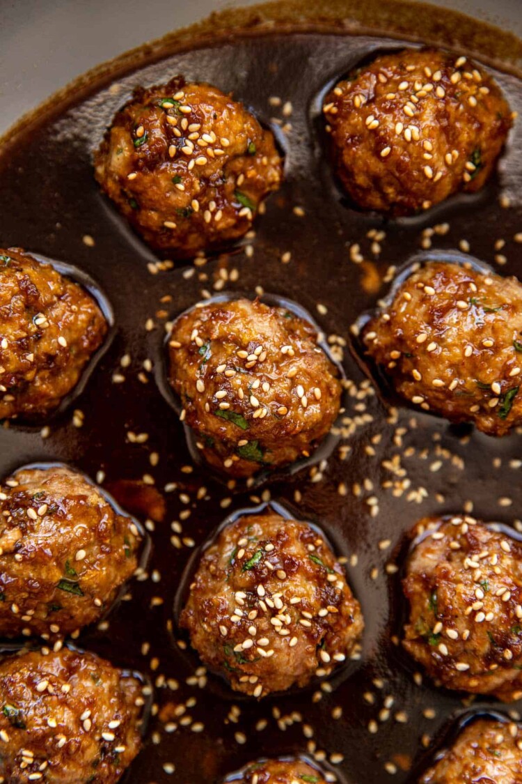 30 Minute Sriracha Ground Turkey Meatballs • Kroll's Korner