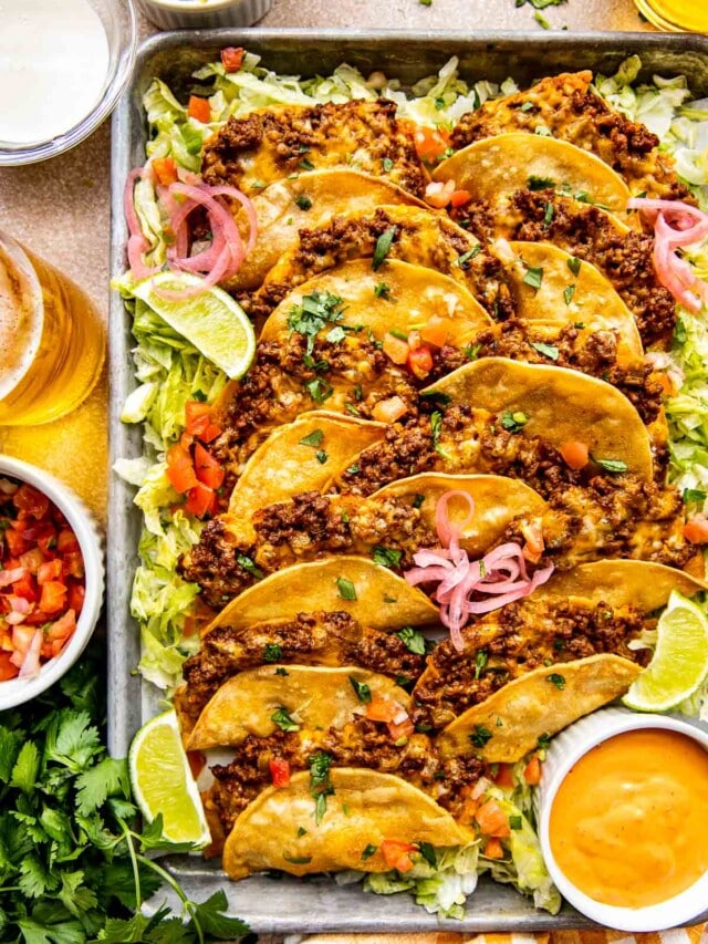 Crispy Beef Tacos (baked Not Fried!) • Kroll's Korner