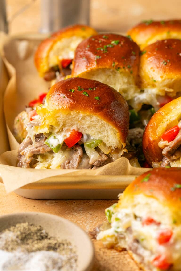 Philly Cheesesteak Sliders • Kroll's Korner