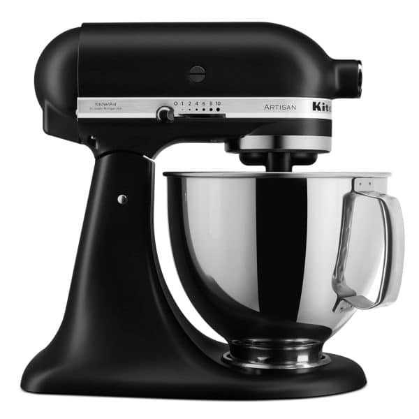 black matte kitchen aid stand mixer