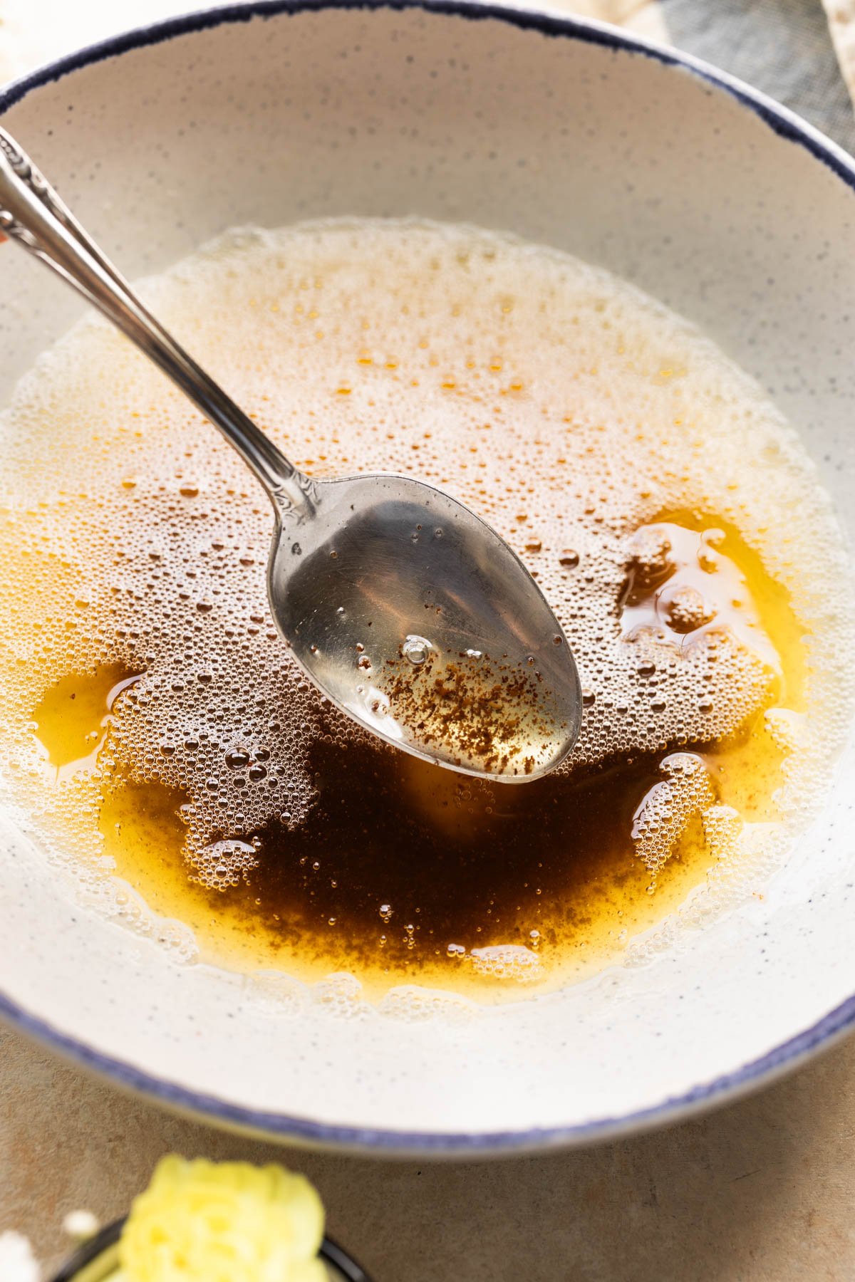 brown butter in a skillet. 