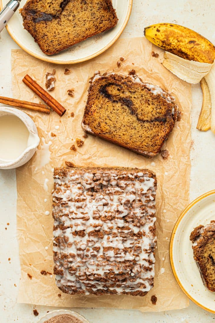 Cinnamon Banana Bread • Krolls Korner