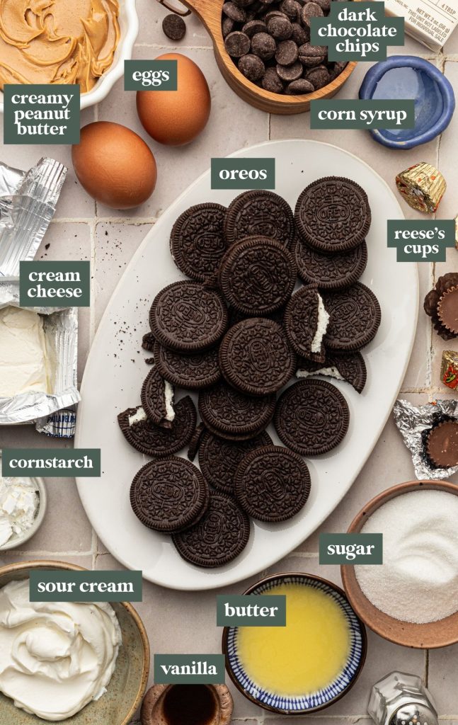 Peanut Butter Oreo Cheesecake Bites • Kroll's Korner