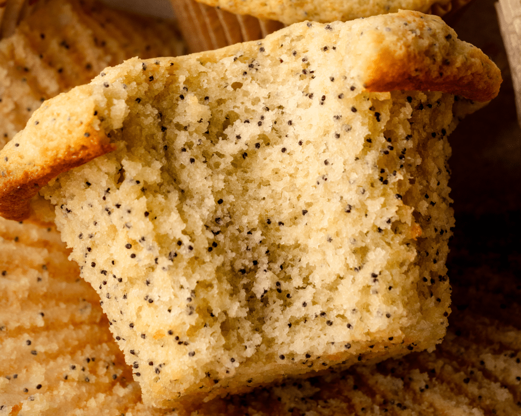 Copycat Costco Almond Poppyseed Muffins •
