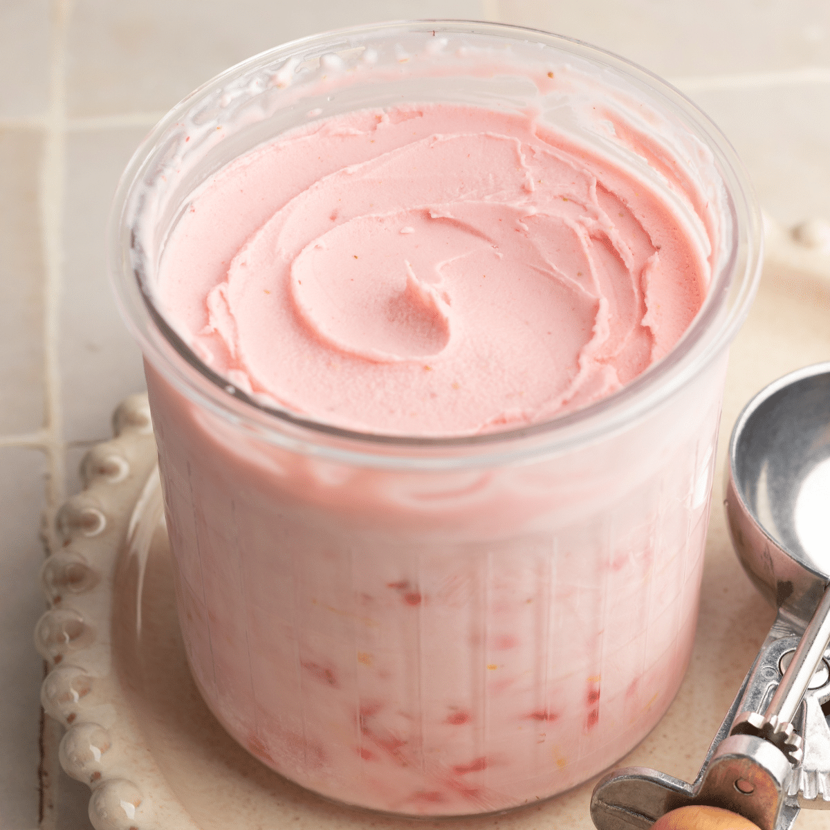 Strawberry Frozen Yogurt (Ninja Creami)-image