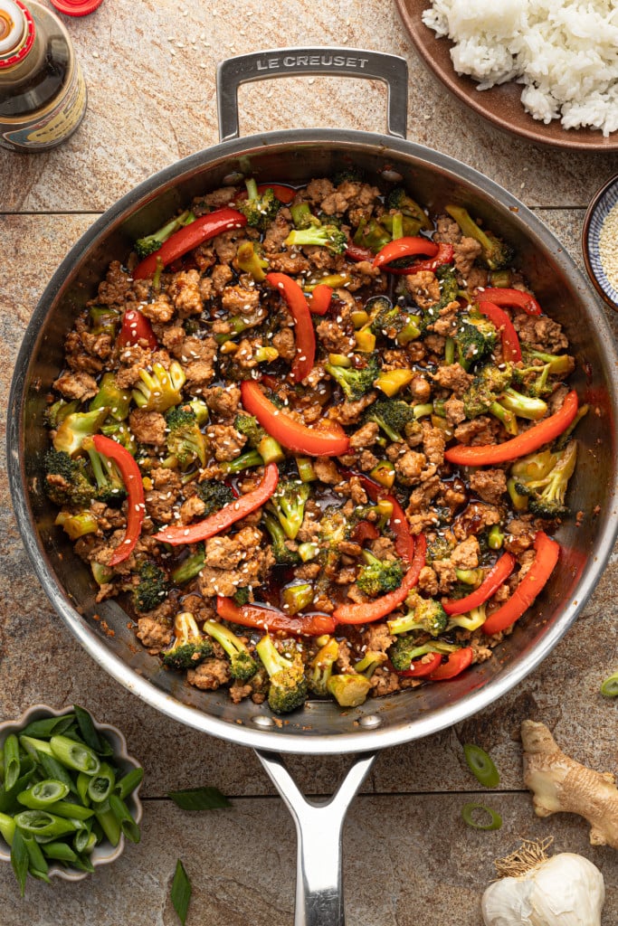 Ground Pork Stir Fry (20 Minutes!) - Kroll's Korner
