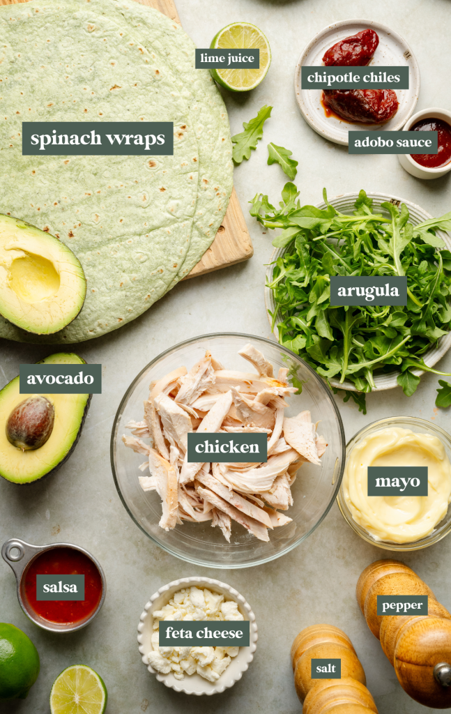 Creamy Chipotle Chicken Wrap