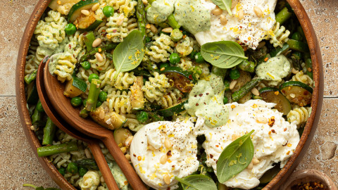 Creamy Green Goddess Pasta Salad