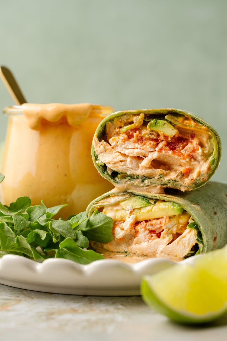 Creamy Chipotle Chicken Wrap