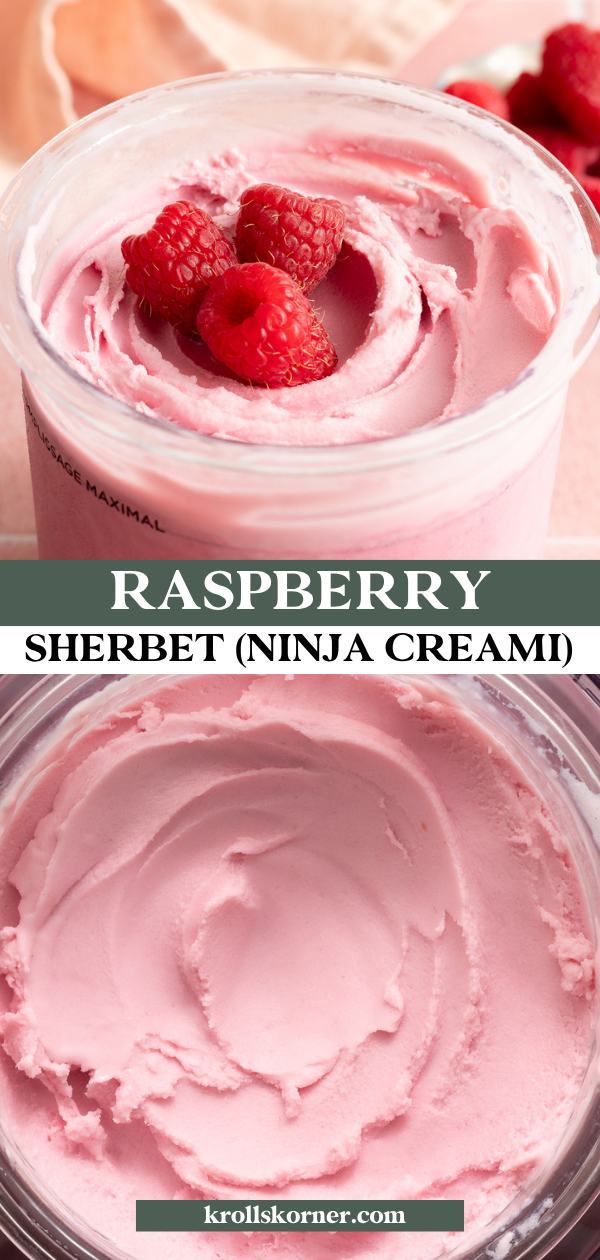 Raspberry Sherbet (Ninja Creami)