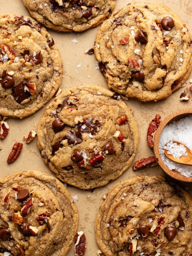 Brown Butter Pecan Chocolate Chip Cookies