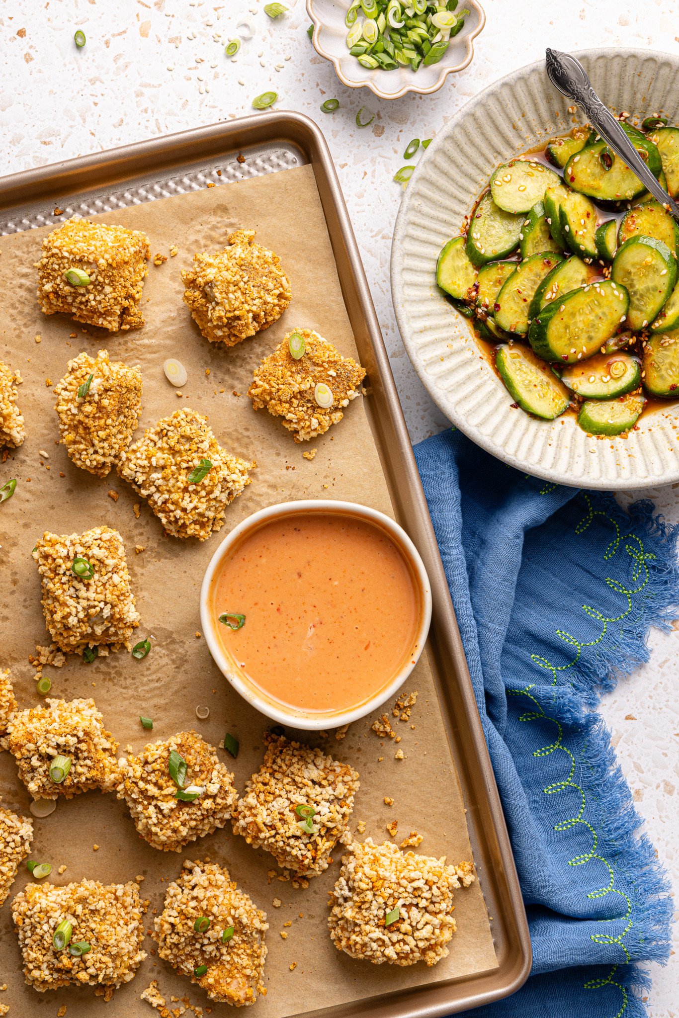 Salmon Nuggets with Bang Bang Sauce - 5