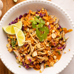 Featured image for thai chicken salad recipe.