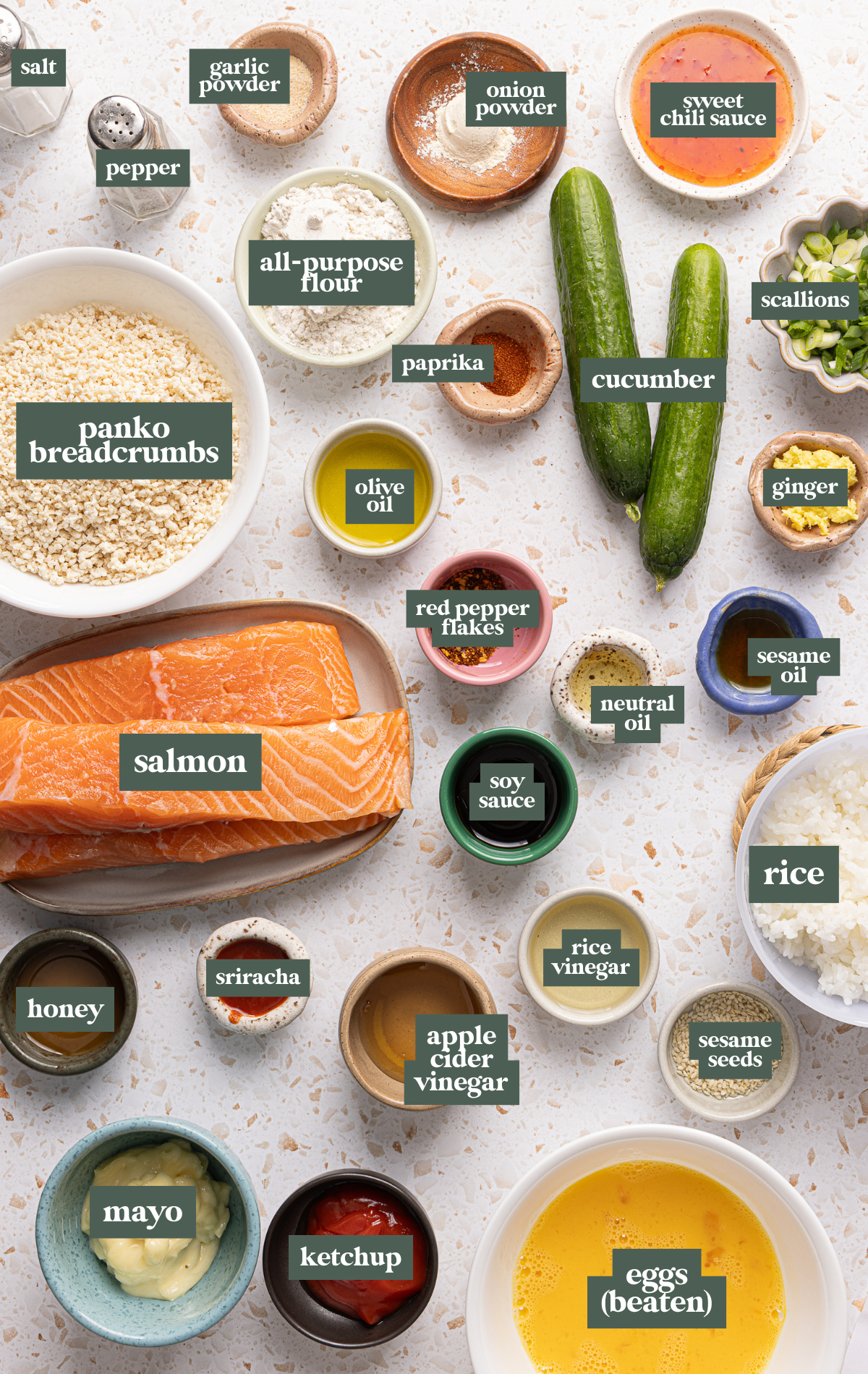 Salmon Nuggets with Bang Bang Sauce - 6