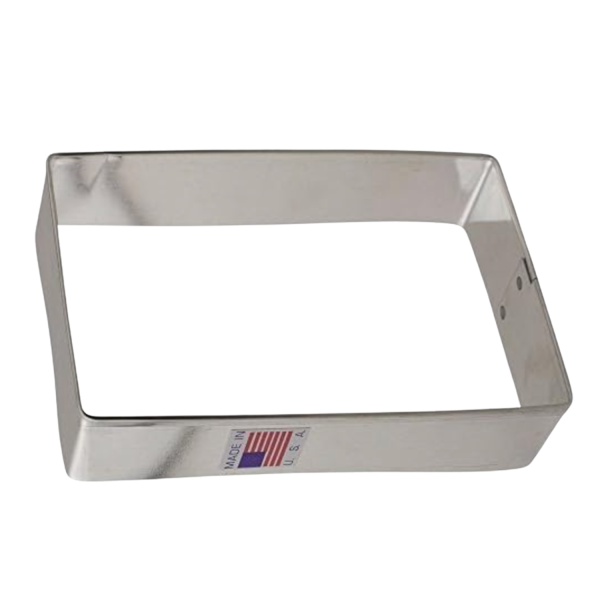 Rectangle cookie cutter.