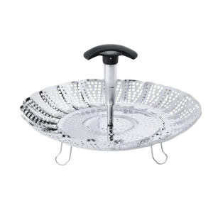 Stainless steel steamer image.